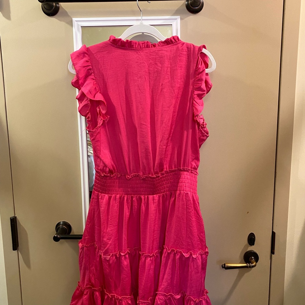 Pink Ruffled Dress - Picture 2 of 2